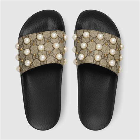 gucci pearl slides cheap|cheapest gucci slides.